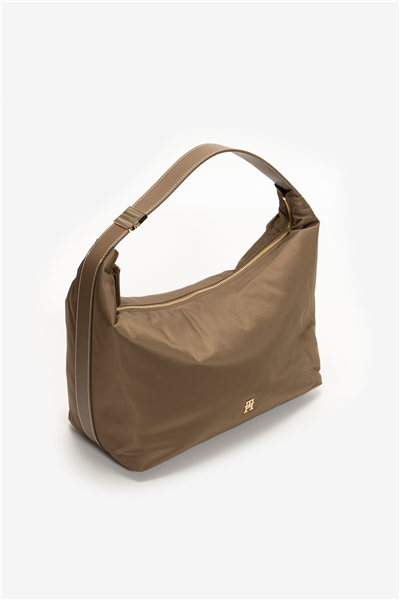 Tommy Hilfiger TH Go Hobo Nylon Kadın Omuz Çantası