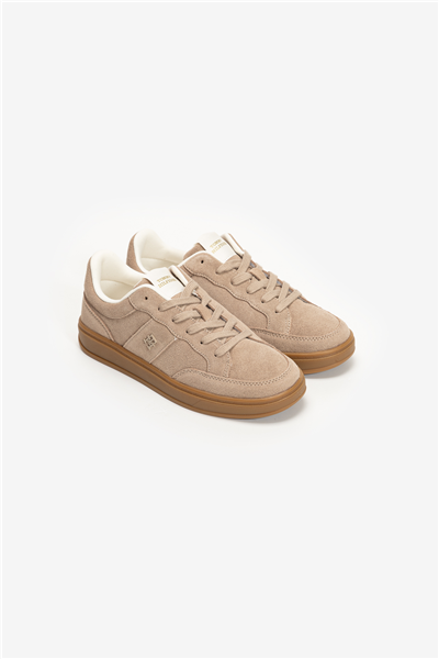 Tommy Hilfiger TH Heritage Court Sneaker Suede Kadın Sneaker