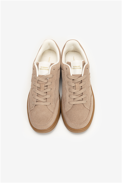 Tommy Hilfiger TH Heritage Court Sneaker Suede Kadın Sneaker