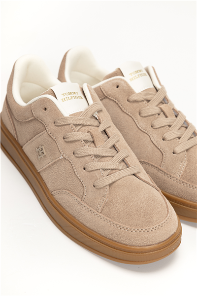 Tommy Hilfiger TH Heritage Court Sneaker Suede Kadın Sneaker