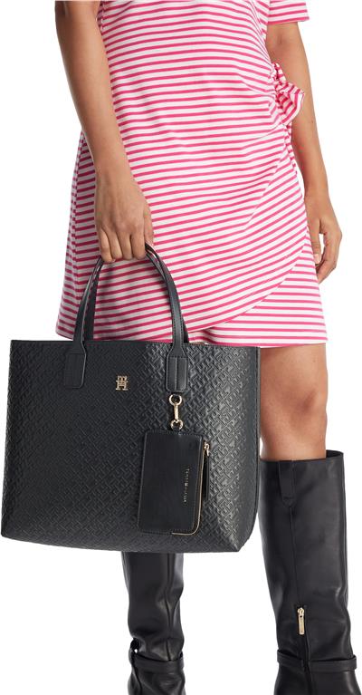 Tommy Hilfiger Th Icon Satchel Kadın Omuz Çantası