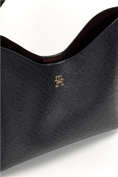 Tommy Hilfiger TH Icon Shoulder Bag Mono Kadın Mini Omuz Çantası