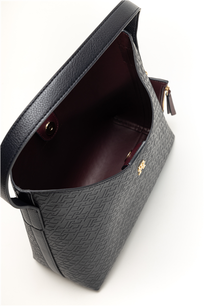 Tommy Hilfiger TH Icon Shoulder Bag Mono Kadın Mini Omuz Çantası