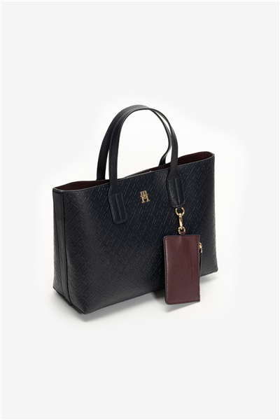 Tommy Hilfiger TH Icon Tote Mono Kadın Mini Omuz Çantası