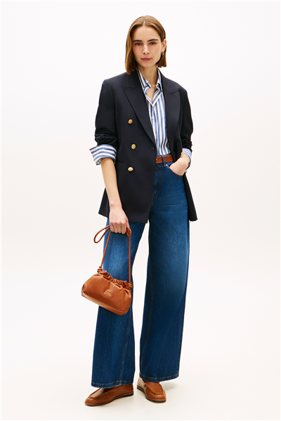 Tommy Hilfiger Th Soft Leather Cros Kadın Mini Omuz Çantası