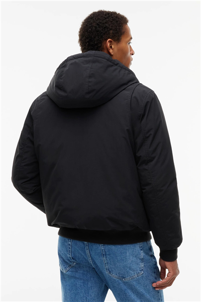Tommy Hilfiger Tjm City Ready Bomber Erkek Bomber Mont Siyah