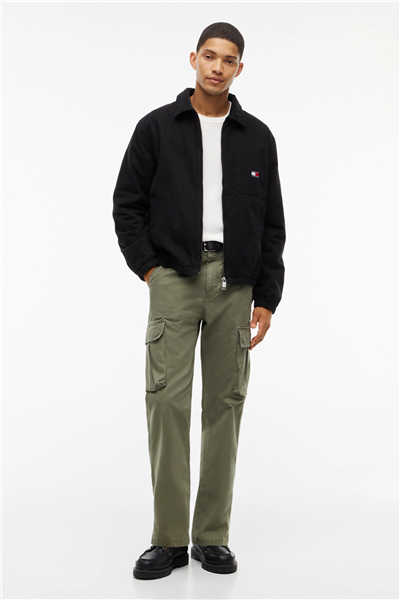 Tommy Hilfiger Tjm Harrington Cotton Jacket Ext Erkek Mont Siyah