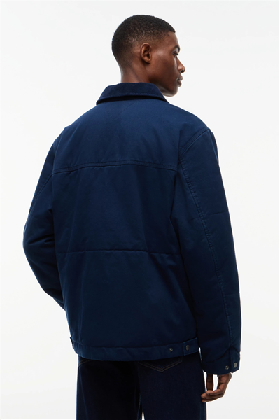 Tommy Hilfiger Tjm Quilted Cotton Jacket Erkek Mont Mavi