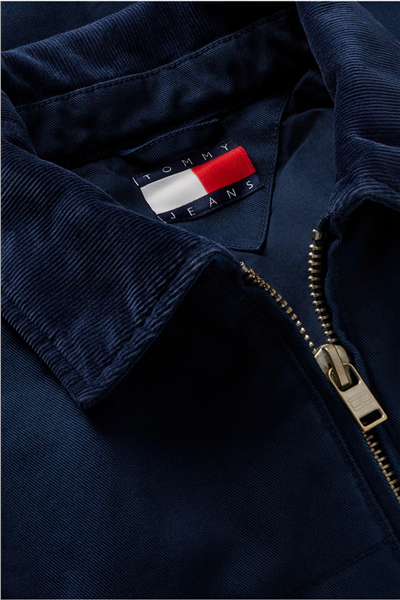 Tommy Hilfiger Tjm Quilted Cotton Jacket Erkek Mont Mavi