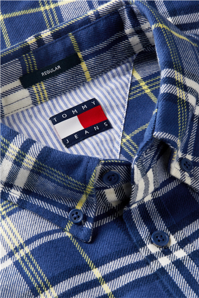 Tommy Hilfiger Tjm Reg Flannel Check Shirt Ext Erkek Gömlek