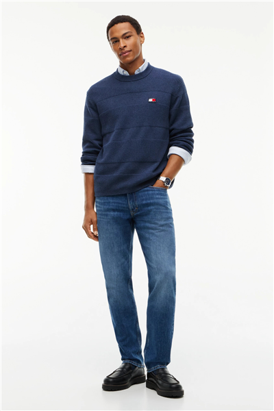 Tommy Hilfiger Tjm Reg Textured Sweater Ext Erkek Triko