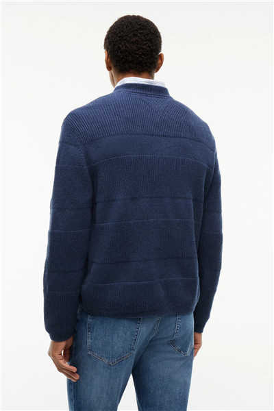 Tommy Hilfiger Tjm Reg Textured Sweater Ext Erkek Triko