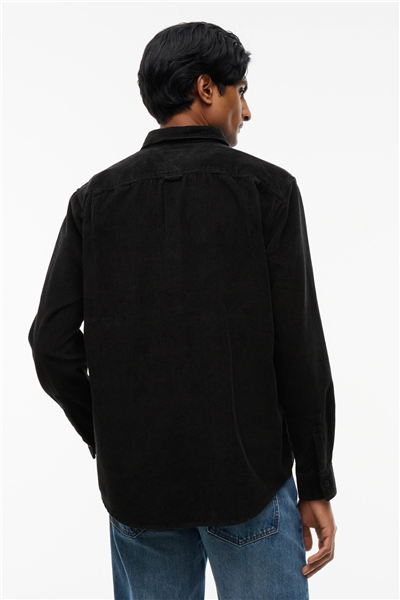 Tommy Hilfiger Tjm Rlx Corduroy Shirt Ext Erkek Gömlek Siyah