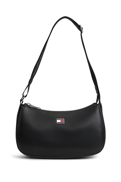 Tommy Hilfiger Tjw Daily Elevated Shoulder Bag Kadın Omuz Çantası Siyah