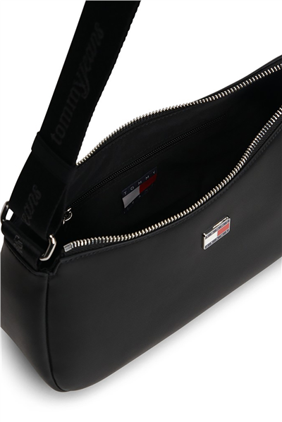 Tommy Hilfiger Tjw Daily Elevated Shoulder Bag Kadın Omuz Çantası Siyah