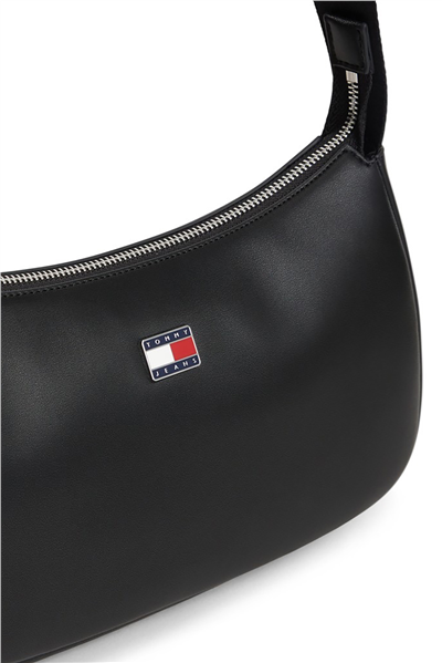 Tommy Hilfiger Tjw Daily Elevated Shoulder Bag Kadın Omuz Çantası Siyah
