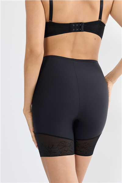 Triumph Comfort Contour Mid-Thigh Panty Kadın Korse Siyah