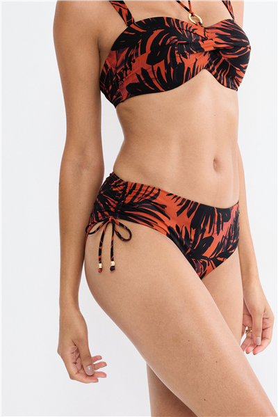 Triumph Kadın Summer Palm Midi 01 Bikini Altı Siyah