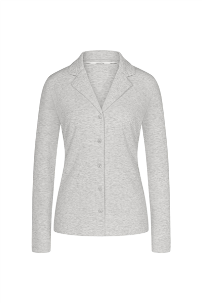 Triumph Mix & Match LSL Top BF Soft Kadın Pijama Üstü Gri