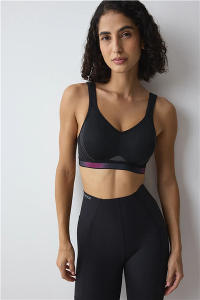 Triumph Triaction Cardio Flow P EX Kadın Sütyen Siyah
