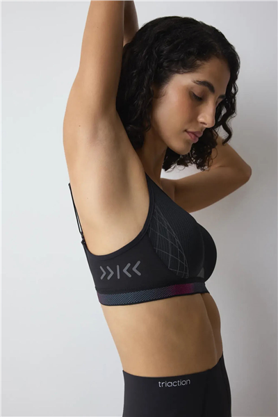 Triumph Triaction Cardio Flow P EX Kadın Sütyen Siyah