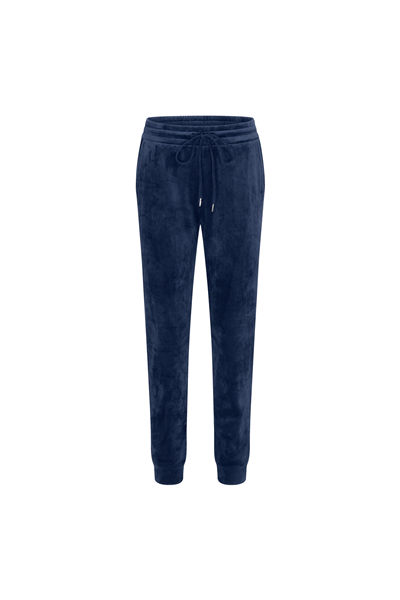 Triumph Velour Rib Trousers Kadın Eşofman Altı Lacivert