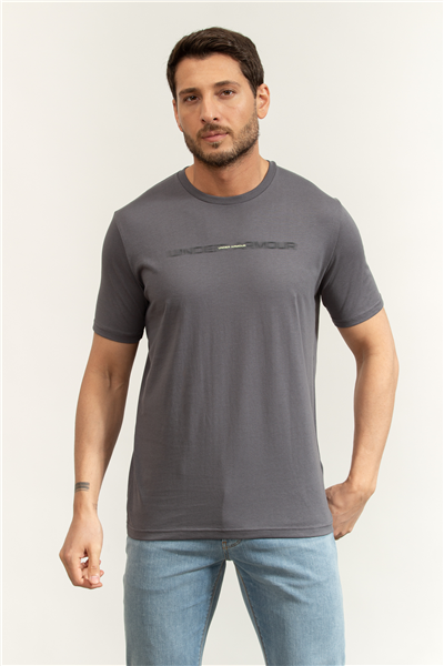 Under Armour UA M Blur Wm SS Erkek Bisiklet Yaka T-Shirt