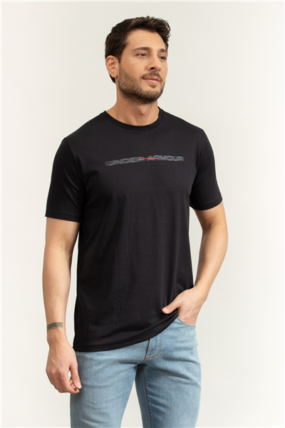 Under Armour UA M Blur Wm SS Erkek Bisiklet Yaka T-Shirt