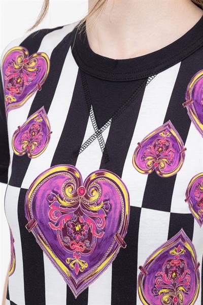 Versace Jeans Couture %100 Pamuklu Kısa Kollu Elbise