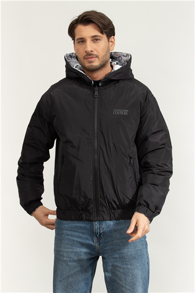 Versace Jeans Couture 50D Printed Porcelain Baroque Erkek Şişme Mont