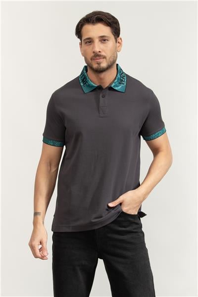Versace Jeans Couture Cotton Piquet Erkek Polo Yaka T-Shirt