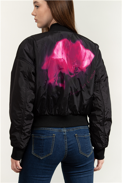 Versace Jeans Couture Crinkle Argyle NL Jacket Kadın Mont