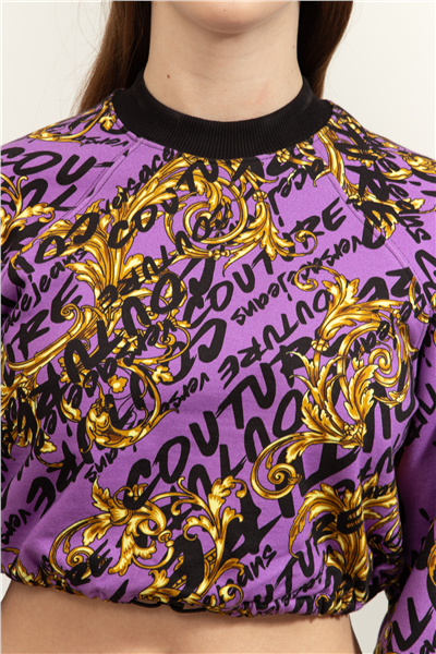 Versace Jeans Couture Easy Kadın Bisiklet Yaka Sweatshirt