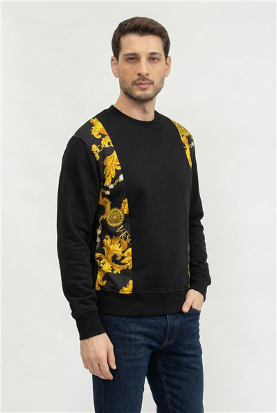 Versace Jeans Couture Erkek Bisiklet Yaka Sweatshirt