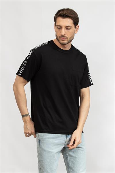 Versace Jeans Couture Erkek Bisiklet Yaka T-Shirt