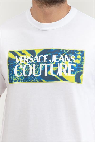 Versace Jeans Couture Erkek Bisiklet Yaka T-Shirt