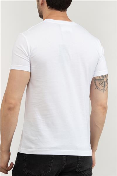 Versace Jeans Couture Erkek Bisiklet Yaka T-Shirt