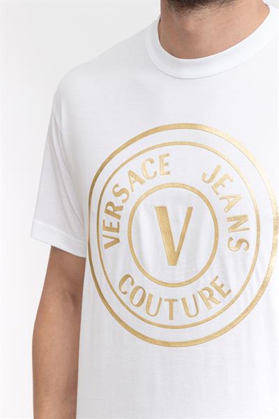 Versace Jeans Couture Erkek Bisiklet Yaka T-Shirt