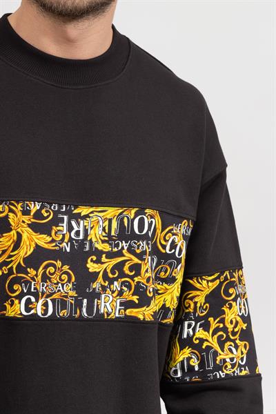 Versace Jeans Couture Erkek Bisiklet Yaka Sweatshirt