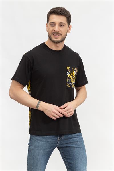 Versace Jeans Couture Erkek Bisiklet Yaka T-Shirt