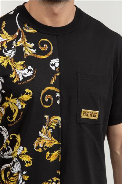 Versace Jeans Couture Erkek Bisiklet Yaka T-Shirt