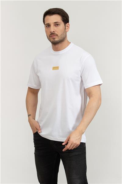 Versace Jeans Couture Erkek Bisiklet Yaka T-Shirt