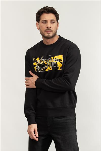 Versace Jeans Couture Erkek Bisiklet Yaka Sweatshirt
