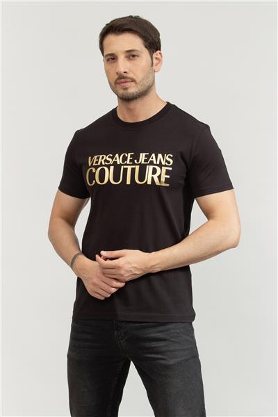 Versace Jeans Couture Erkek Bisiklet Yaka T-Shirt