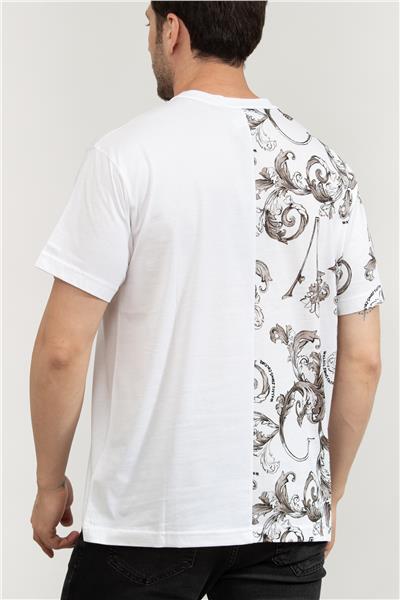 Versace Jeans Couture Erkek Bisiklet Yaka T-Shirt