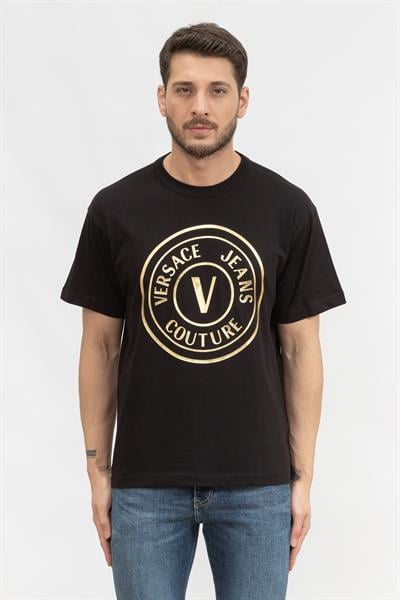 Versace Jeans Couture Erkek Bisiklet Yaka T-Shirt