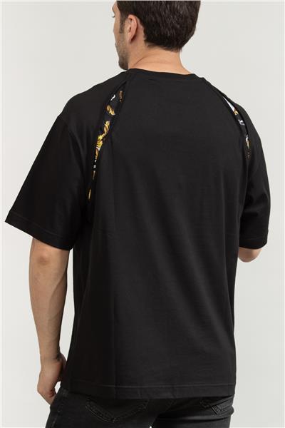 Versace Jeans Couture Erkek Bisiklet Yaka T-Shirt