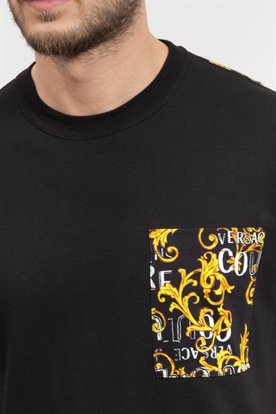 Versace Jeans Couture Erkek Bisiklet Yaka T-Shirt