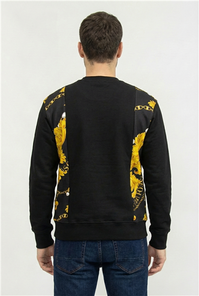 Versace Jeans Couture Erkek Bisiklet Yaka Sweatshirt