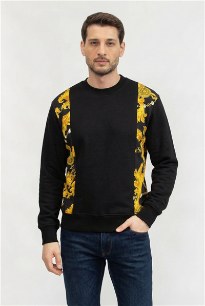 Versace Jeans Couture Erkek Bisiklet Yaka Sweatshirt